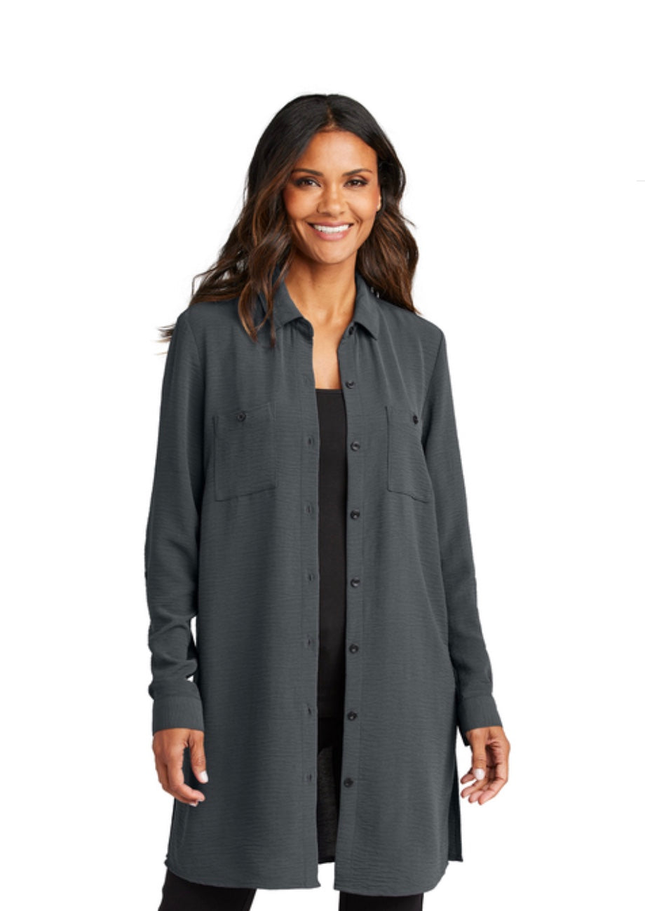 Port Authority® Women's Textured Crepe Long Tunic LW715