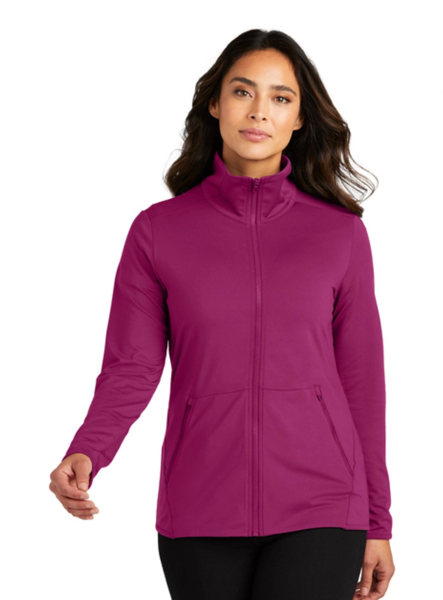 Port Authority® Women's Accord Stretch Fleece Full-Zip LK595